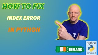 Python IndexError List Index Out of Range Easy Fix [upl. by Candis]