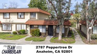 2787 W Peppertree Dr Anaheim CA 92801 [upl. by Rozele617]