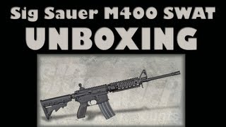 Sig Sauer M400 SWAT Unboxing [upl. by Iturhs]