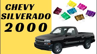 2000 Chevrolet Silverado 1500 Fuse Box Diagram  3 Locations  Relays Chevy [upl. by Coralyn]