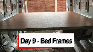 Mercedes Sprinter Camper Van Bed Frame [upl. by Eisoj]