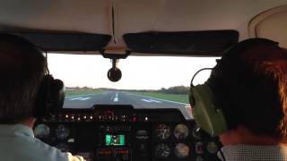 Cessna 310 taking off at Leesburg KJYO [upl. by Deeann22]