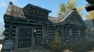 Skyrim PS4 Mods TNF Honeyside Family Friendly House [upl. by Eidolem855]