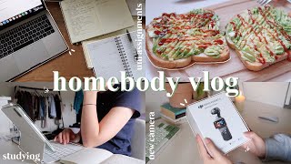 A day in my life as a homebody ☕️ studying unboxing new camera daily routines  QampA [upl. by Bella593]