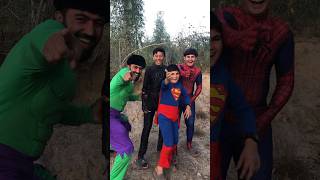 Funny Superheroes vs funny girl shorts [upl. by Maxey211]