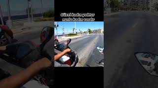 Güzel kadın shorts motovlog [upl. by Gnilhsa697]