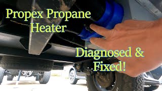 Propex Propane Heater Diagnosis and Fixed [upl. by Cyrillus385]