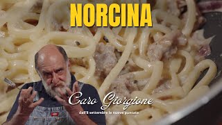 Stringozzi alla norcina con salsiccia e tartufo  La ricetta di Giorgione [upl. by Drofhsa]