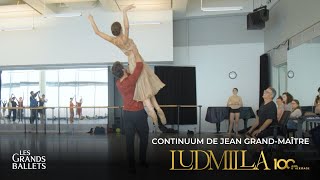 En répétition  Continuum de Jean GrandMaître  Ludmilla100  Les Grands Ballets [upl. by Elam]