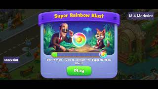 GARDENSCAPES NEW FEATURE  SUPER RAINBOW BLAST  TREASURE HOUND CHEST NO LONGER AVAILABLE [upl. by Alacim]