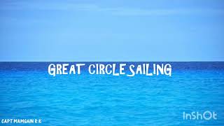 GREAT CIRCLE SAILING CALCULATION DISTANCE INITAL amp FINAL COURSE [upl. by Candis84]