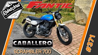 Probefahrt  Fantic Caballero Scrambler 700  №371 [upl. by Initirb]