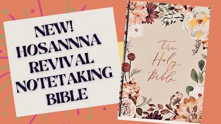 NEW CSB HOSANNA REVIVAL NOTETAKING BIBLE [upl. by Arag]