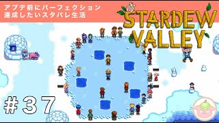 【1年目冬8～9日目】氷祭りで釣りバトル！！【Stardew Valley（switch版）】37 [upl. by Otreblide]