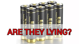 EBL Gold Pro Rechargeable AA Batteries 12V 2800mAh NIMH Battery Upgraded High Capacity [upl. by Lundt272]