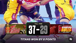 Pro Kabaddi 2024 Today Match Highlight Telugu Titans vs Bengaluru Bulls PKL Season 11 Highlight [upl. by Orsino]