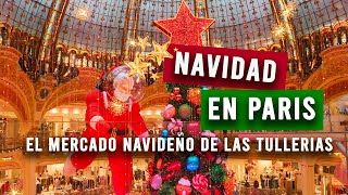 Un Mercado de Navidad en Paris  Jardin de las Tullerias [upl. by Ahsiyt]