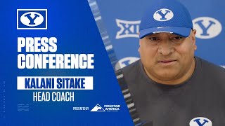 Kalani Sitake  BYU Football  Media Availability  Arizona State  November 18 2024 [upl. by Sigsmond469]