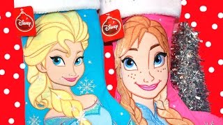 Surprise Christmas Stocking Disney Princess Frozen Anna Toys MLP [upl. by Prentiss]