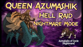 Epic Seven Nightmare Hell Raid 5 of 5  Queen Azumashik  Consistent amp stable  standard builds [upl. by Ennovahs866]