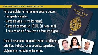 Guía para completar el Formulario DS160 para la Visa de No Inmigrante [upl. by Anits]