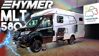 Der NEUE Hymer MLT 580 4x4 🔥  ALLE Details zum UPDATE  Caravan Salon Düsseldorf 2023 [upl. by Eceinaj]