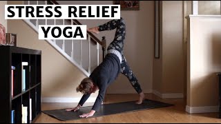 Yoga To Destress  10 Minutes [upl. by Arikehs]