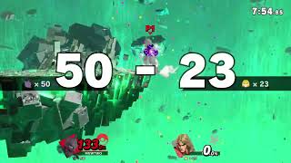 Smash Ultimate  Mewtwo vs Level 9 CPU Ken 50 Stock Battle  No Deaths [upl. by Swithbert]