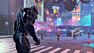 SpiderMan 2 Venom Gameplay amp Transformation Scene PS5 Spiderman 2 2023 4K 60FPS [upl. by Schwenk247]