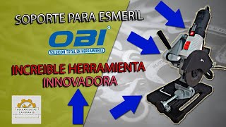 Soporte Metálico para Esmeril Amoladora OBI🛠⚙️📢 [upl. by Jeramey]