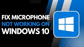 Fix Microphone Not Working on Windows 10  11 [upl. by Yeznil]