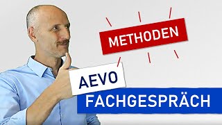 Welche Fragen stellen Prüfer im AEVOFachgespräch – Methoden [upl. by Oliviero]