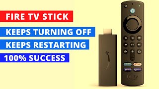 How to Fix Fire Stick Keeps Restarting Randomly  100 Success [upl. by Jolie]