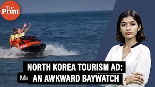 North Korea tourism ad is unsettling Like an awkward Baywatch with Russians in bikini [upl. by Adnalahs]