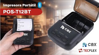 IMPRESORA PORTÁTIL BLUETOOTH  POST12BT  CBX [upl. by Ranger]