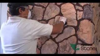 Instalacion Perdura Stone tipo Irregular [upl. by Atinor564]