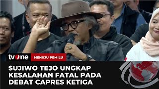 Sujiwo Tejo Prabowo di Debat Sesi 3 Tidak Diperlakukan sebagai Capres Ini Fatal  tvOne [upl. by Yerroc]