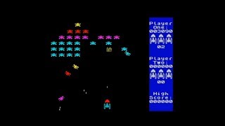 Galaxians 1982  128k AY Music Version Walkthrough ZX Spectrum [upl. by Andersen329]