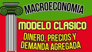 Macroeconomía Dinero Precios y Demanda Agregada en el Modelo Clásico [upl. by Llemaj]