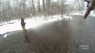 Steelhead Salmon River Spey 1st video [upl. by Adniuqal721]