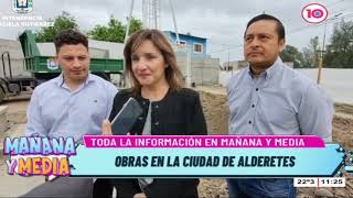 Obras de renovación del acceso central a la ciudad de Alderetes [upl. by Valenta954]