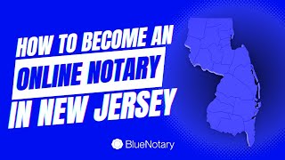 How to Become an Online Notary in New Jersey [upl. by Miarhpe]