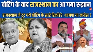 वोटिंग के बाद राजस्थान का आ गया रुझान  Rajasthan Election Voting Percentage PM Modi Ashok Gehlot [upl. by Madel406]