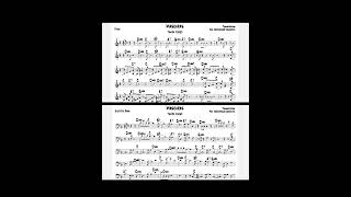 Máscaras  Tamba Fuego partitura salsa cifrado sheetmusic [upl. by Devon]