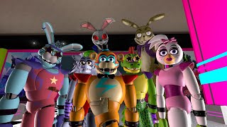 Gmod FNAF the Glamrocks welcome to the pizza plex [upl. by Eidlog]