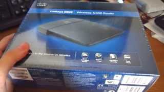 CISCO Linksys E900 Wireless N300 Router Unboxing HD720p [upl. by Spear]