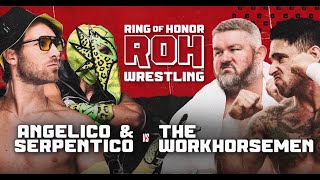 Anthony Henry JD Drake vs Angelico Serpentico ROH HonorClub May 23 2024 Full Match [upl. by Sewel]