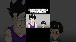 Gohan and Pan Meet Bardock and Gine dragonball dragonballsuper shorts gohan [upl. by Eseret]