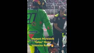 Moment Morbidelli quotGeberquot Motor Valentino Rossi motogp [upl. by Adgam10]