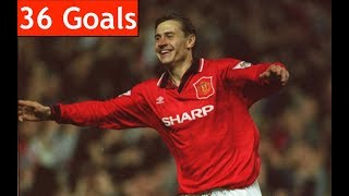 Andrei Kanchelskis  All 36 Goals and 17 Assists for Manchester United [upl. by Drofiar310]